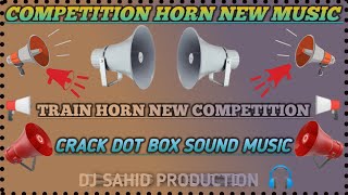 2025 New Competition Music Horn  Competition Horn Music Over Bit Bass  Dj sahid production [upl. by Enelhtak]