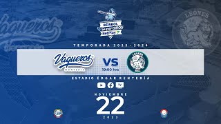 Jornada  16 Nov 22 Vaqueros vs Leones [upl. by Renat188]