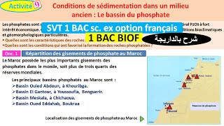 Conditions de sédimentation dans un milieu ancien le bassin du phosphate شرح بالداريجة [upl. by Manuela233]