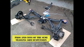 Pros and Cons of the Semi Trailing Arm Suspension [upl. by Yur484]