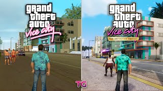 GTA Vice City  Remastered vs Original  Graphics Comparison [upl. by Anthe]