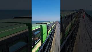 Southend Pier Train passing slowly UK [upl. by Eelrac358]