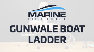 All About the Gunwale Boat Ladder  White Water Marine Hardware B00365 [upl. by Forster165]