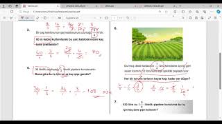 6 Sınıf Matematik 2 Dönem 1 Sınav Türkiye Geneli Sınav Hazırlık [upl. by Patrich]