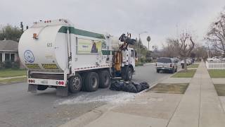 Garden City Sanitation  Garbage Trucks of San Jose [upl. by Elva448]