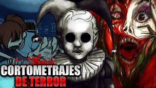 ¡LOS CORTOMETRAJES DE TERROR ANIMADO MÁS ESPELUZNANTES  5 Horror Shorts animated [upl. by Marquez]