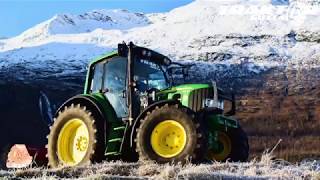 Pasture Brush Kuhn amp John Deere 6430 Premium [upl. by Neeruan354]