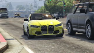 BMW M4 G82 Cinematic  GTA V Rockstar Editor [upl. by Nottap]