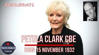 Petula Clark CBE  born 15th November 1932 [upl. by Woodhouse115]