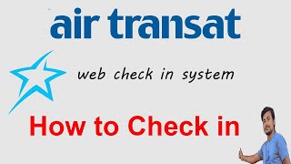 Air Transat online check in  how to check air transat  air transat check in website [upl. by Chemarin]