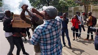 Bevalyne Kwamboka with other AntiFinance Bill protesters Arrested [upl. by Salvucci]