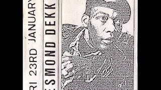 Desmond Dekker  The Israelites Live  Basins Niteclub Portsmouth 23011987 [upl. by Gherlein]