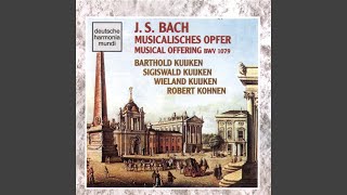 Musikalisches Opfer Musical Offering  BWV 1079 Ricercar a 3 [upl. by Doownel]