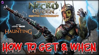 NEW Necro Queen Reactive Operator Skin amp Bundle  HOW TO GET amp WHEN Warzone Haunting Event [upl. by Pollie]