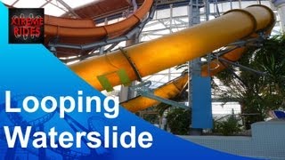 Waterslide Aqua Looping Aqualand Koln Germany [upl. by Carree]