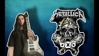 Metallica  Enter sandman TABS ON SCREEN with solo [upl. by Capp]