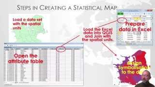 How to create statistical data for the use in QGIS [upl. by Rednal]