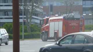 Tanker  Pump  Platform Ladder  Pump  V1  MR4  RL1  MR1  Odense Fire Brigade  Racing to RTA [upl. by Ritz]