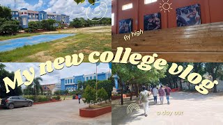 My new college vlogtrendingbtech college 🚨🚨 [upl. by Shipman383]