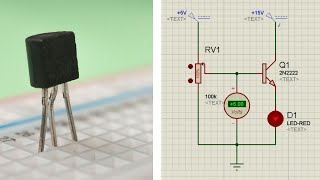 COMO FUNCIONA UN TRANSISTOR NPN SIMULACION ESTADOS 😎 [upl. by Losse]