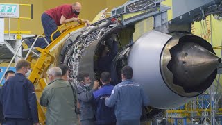 Russias Locallymade PD14 Turbofan Engine for MC21310 Jetliner [upl. by Korns]