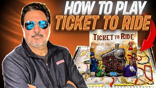 How To Play Ticket To Ride For Beginners SUPER SIMPLE LESSON [upl. by Marylynne]