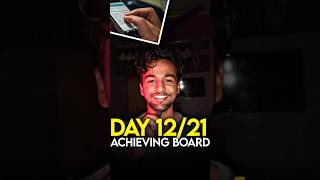 Achieving Board 😍  Day 12 Of 21 Of Getting 1  Better Everyday  shorts ytshorts motivation [upl. by Stenger396]