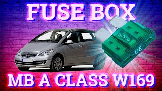 Mercedes Benz A Class W169 20052012 fuse box diagrams [upl. by Oman836]