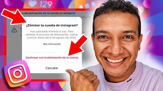 Así Logré Eliminar Mi Cuenta De Instagram En Solo 2 Minutos [upl. by Artie]