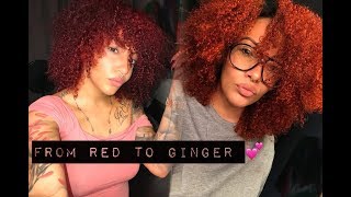 How to Red to Ginger hair  Adore Orange blaze x Adore Ginger Spice 🔥 [upl. by Esikram331]