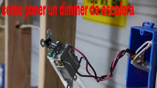 Como CONECTAR UN DIMMER DE ESCALERA [upl. by Phillipp]