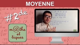 Calculer une moyenne 1  Seconde [upl. by Arikal]