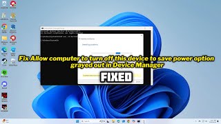 FIXED Allow computer to turn off this device to save power option grayed out in Device Manager [upl. by Uyr]