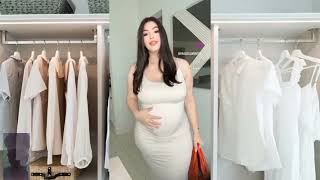 BODYSUIT OUTFIT BEAUTIFUL DRESS 👖TRY ON HAUL AND IDEAS FOR YOU 👗CURVY MODEL FHASIONPLUS SIZE HAUL [upl. by Jedediah]