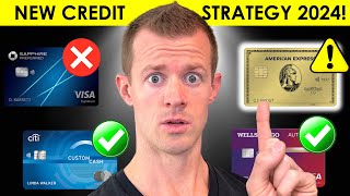 My ALL NEW 2024 Credit Card Strategy No Amex Gold [upl. by Atoiganap]