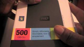 Unboxing WD Elements 500GB Portable Harddrive Model WDBAAR5000ABK [upl. by Erminie587]