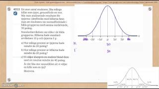 Matematik 5000 Ma 2b Kapitel 4 Statistik Normalfördelning normalfördelat material 4313 [upl. by Ladonna]