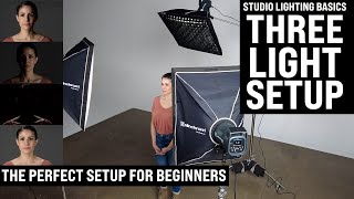 Studio Lighting For Beginners  The Three Light Setup  Mark Wallace [upl. by Anaerb]