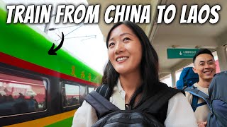 Crossing The Border From CHINA To LAOS By HighSpeed Train 🇨🇳🇱🇦 Kunming To Luang Prabang [upl. by Tnerual]