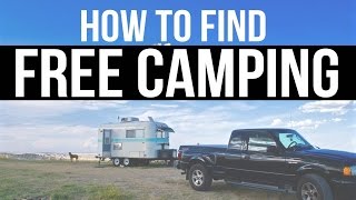 How to Find Free Camping  Boondocking amp Dry Camping Resources  Fulltime RV Living amp Van Camping [upl. by Bois]