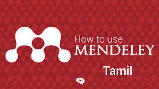 How to Use Mendeley Tamil [upl. by Martyn]