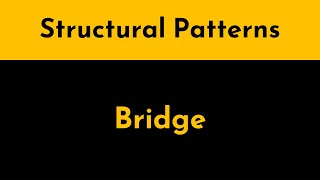 The Bridge Pattern Explained and Implemented in Java  Structural Design Patterns  Geekific [upl. by Pesvoh]