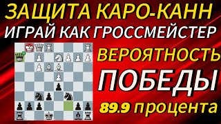 Защита КАРОКАНН за черных  Дебюты за 10 минут ЛОВУШКИ И ИДЕИ [upl. by Aivatnohs]