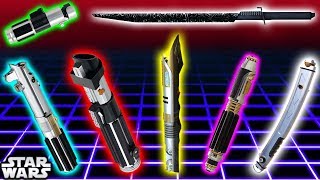 TOP 7 Lightsaber Colours and Meanings CANON  Star Wars Explained [upl. by Lerad]