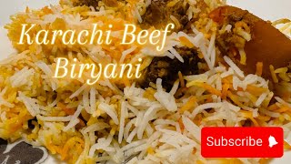 Karachi Beef Biryani dailyvlog fnf cookingvideo [upl. by Phillipe]