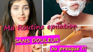 Ma Routine Epilation sans douleur  Astuces efficace à 100   CIRE ROLL ON FILS [upl. by Anait]