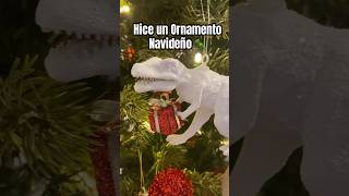 Esfera Navideña de Dinosaurio 🦖 christmasdecor esferasdenavidad esferadedinosaurio navidad [upl. by Jenine252]