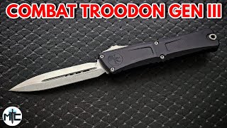 Microtech Combat Troodon Gen 3 Automatic OTF Knife  Full Review [upl. by Creamer]