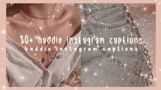 ❥ 30 baddie instagram and bio captions ❥ [upl. by Yevol]