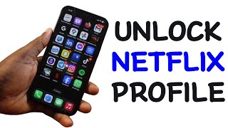 How to Unlock Your Profile on Netflix [upl. by Esikram]